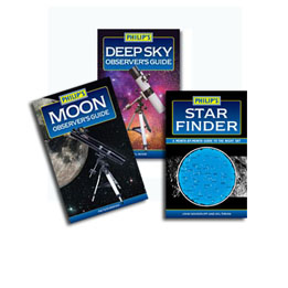 3 book set  observers astronomy library by Philips